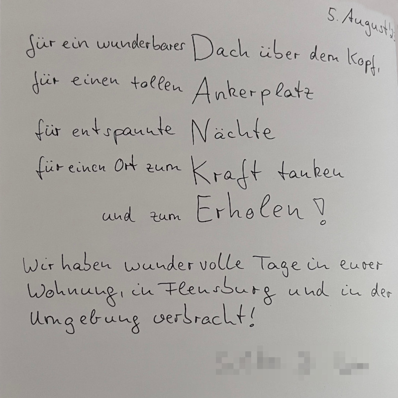 Gästebuch